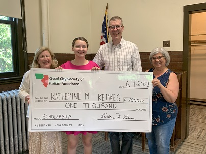 KATHERINE KEMKES
2023

CONGRATULATIONS TO OUR  SCHOLARSHIP AWARD RECIPIENTS!